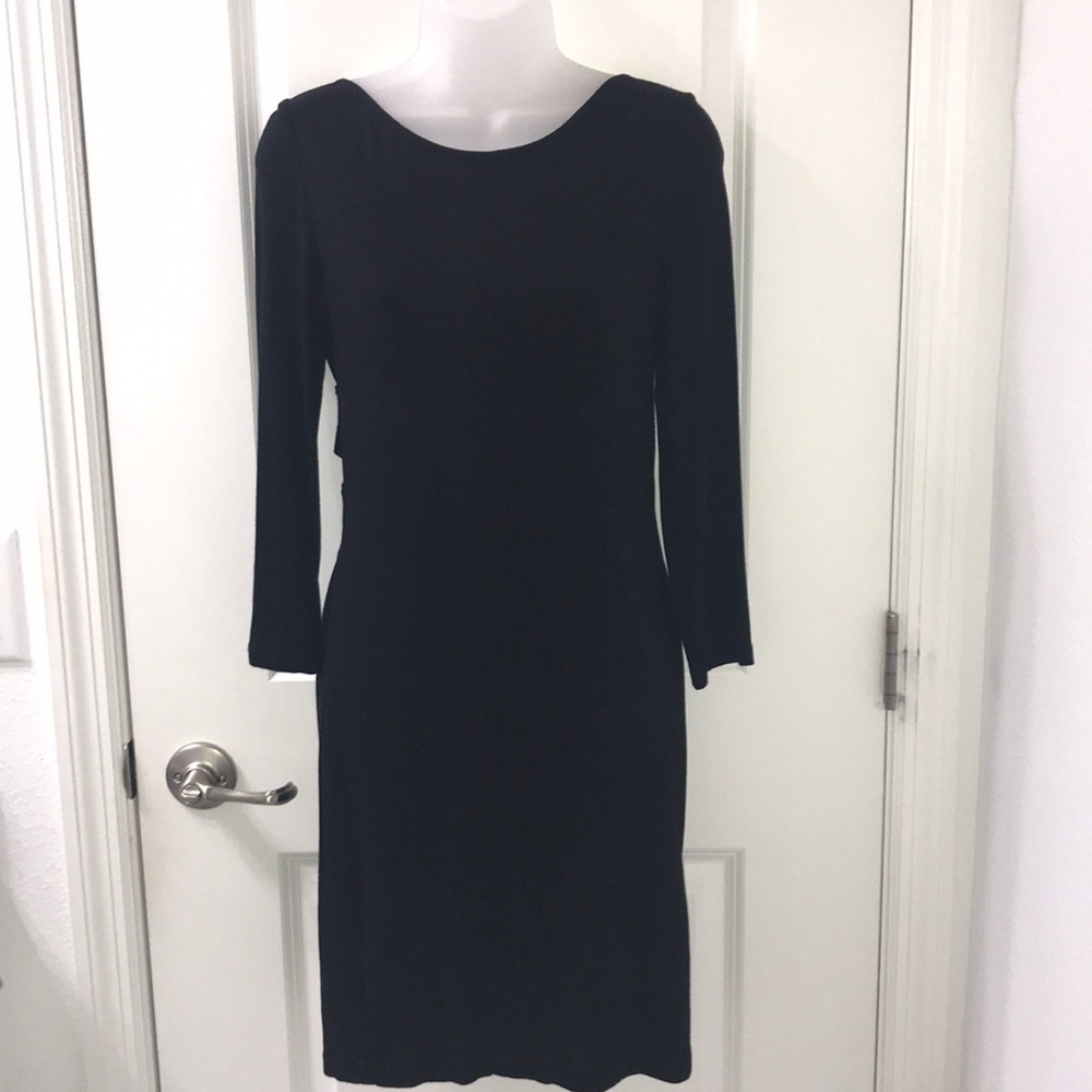 Little black dress with open back